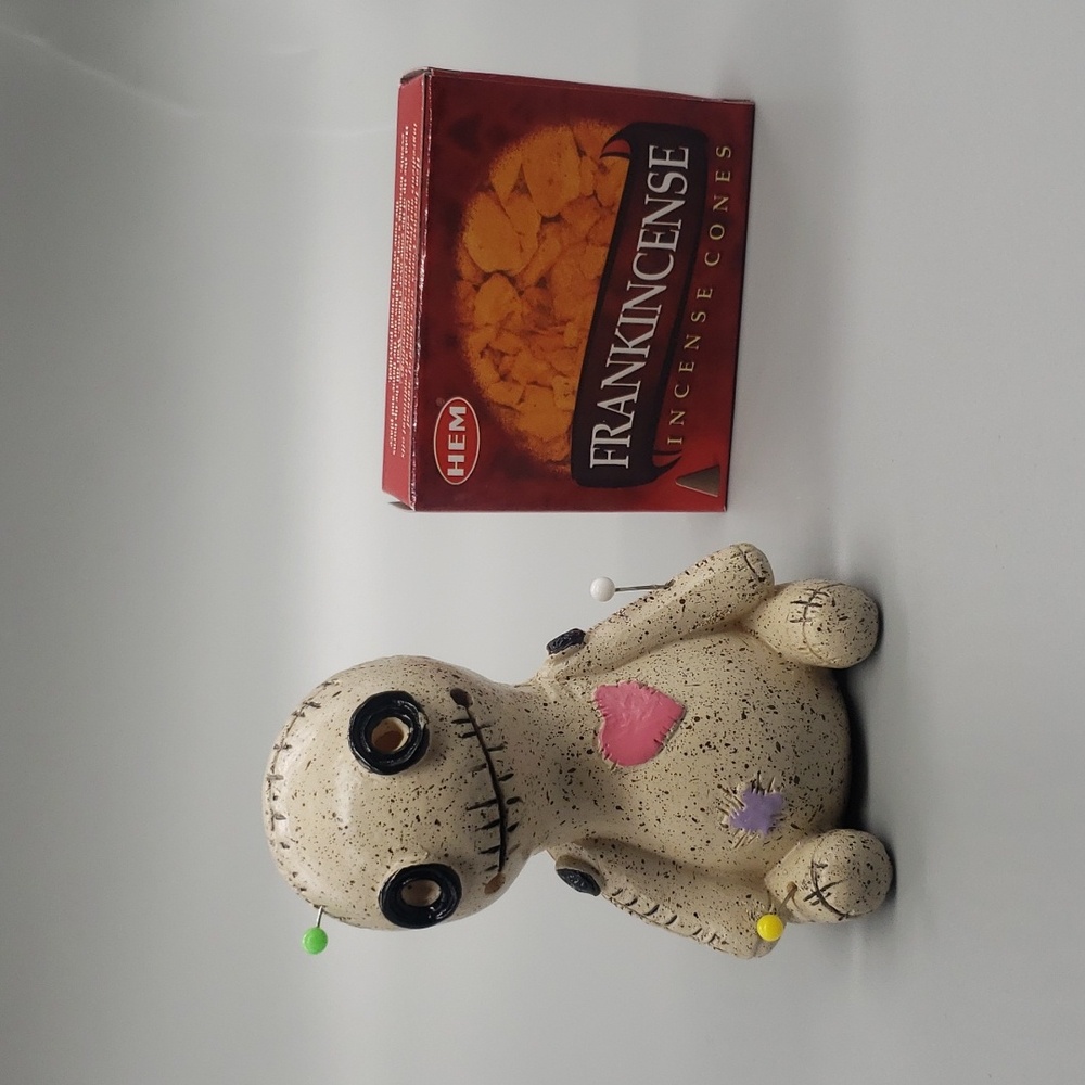 Adorable  Voodoo Doll Incense Burner